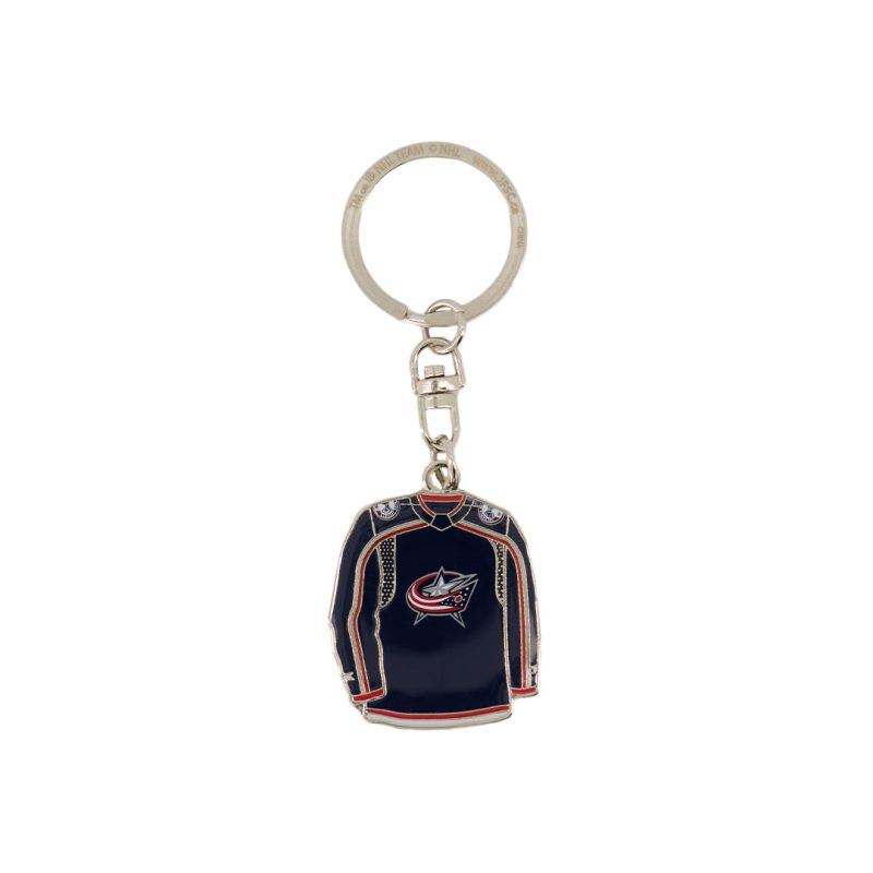 NHL ColumbusBlueJacketsJerseyKeyring BLUJKR 01