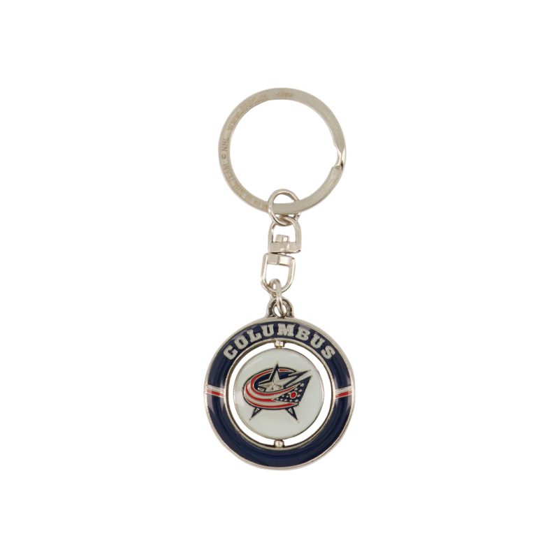 NHL ColumbusBlueJacketsSpinnerKeychain BLUSPI 01