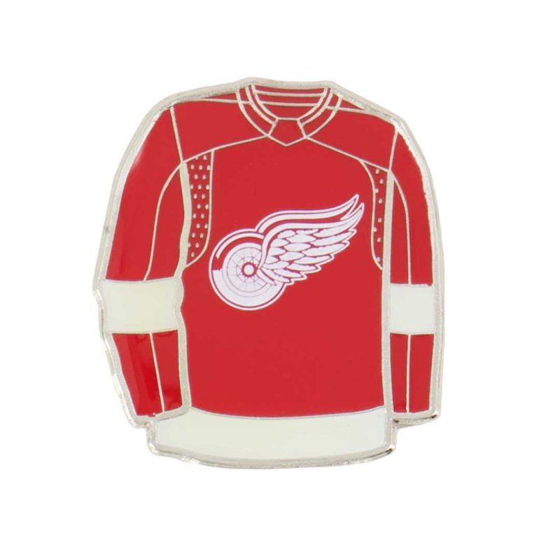 NHL Detroit Red Wings Jersey Pin Dark Sticky REDJPDS 2 01