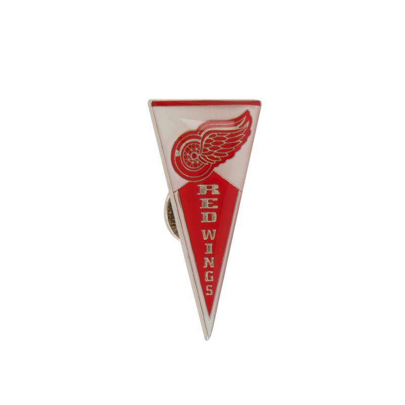 NHL DetroitRedWingsPennantPin REDPEN 01