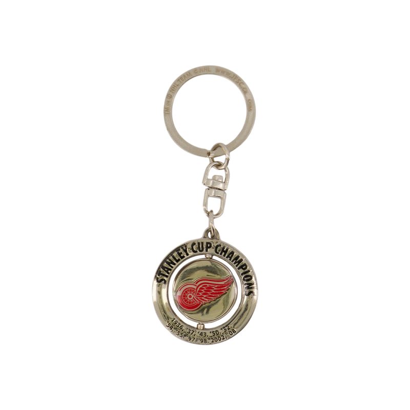 NHL DetroitRedWingsStanleyCupSpinnerKeychain REDSPICUP 01