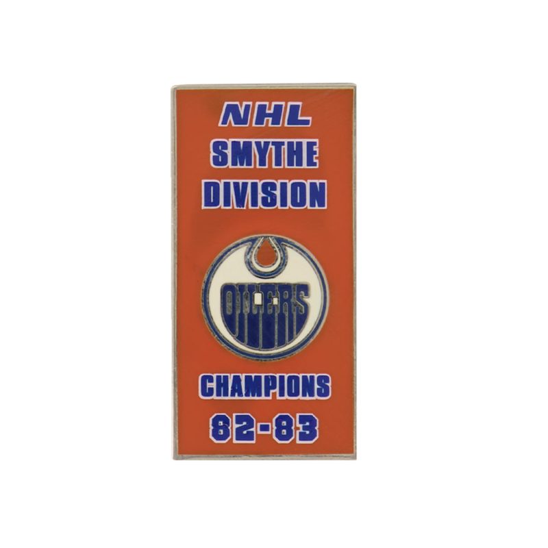 NHL EdmontonOilers1983SmytheDivisionBannerPin OILSMY83S 01