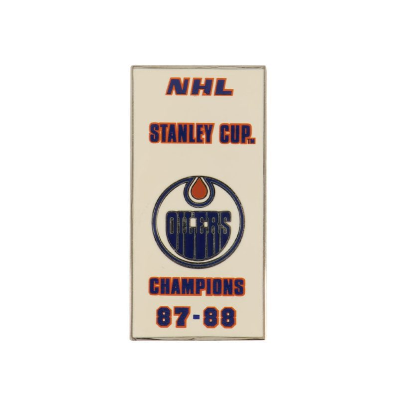 NHL EdmontonOilers1988StanleyCupPinSticky OILSCC88S 01