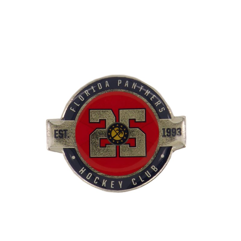 NHL FloridaPanthers25thAnniversaryPin PAN25LOG 01