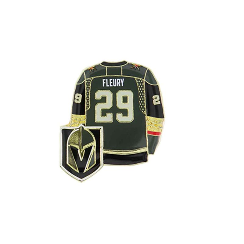 NHL Golden Knights Jersey Pin Fleury KNIJPD29 01