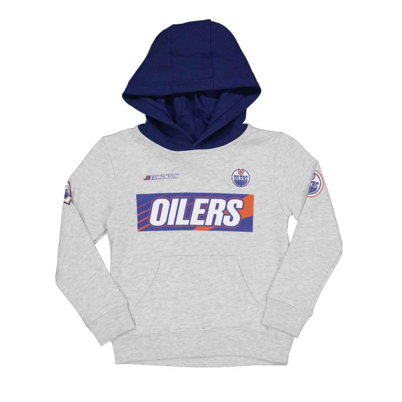 NHL Kids Edmonton Oilers Star Shootout Oversized Hoodie HK5B3FFEB OIL 01