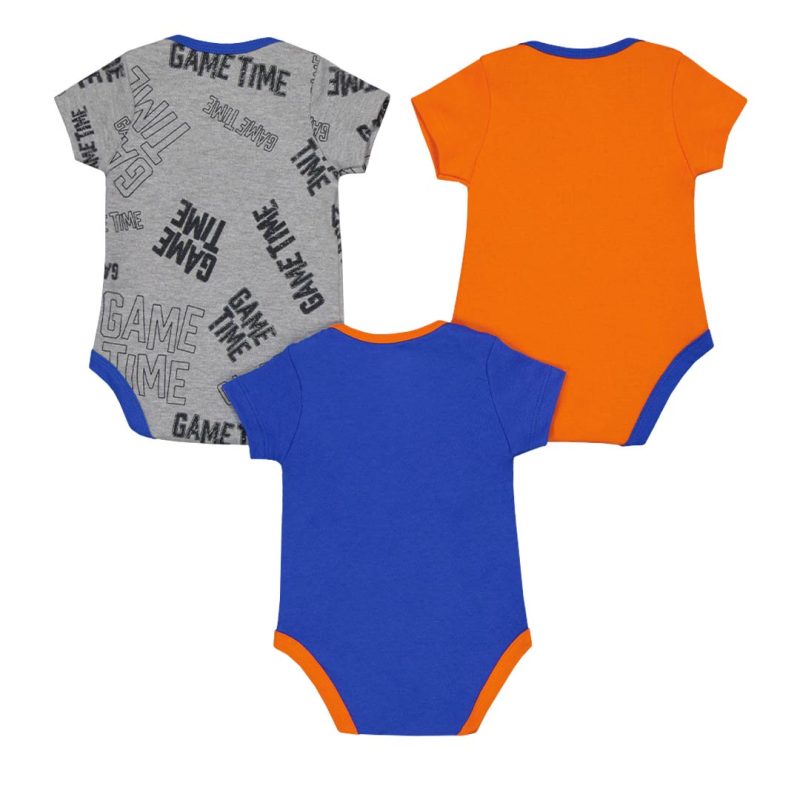 NHL Kids Infant New York Islanders Game Time Short Sleeve Creeper Set HK5N1FEFB NYI 2