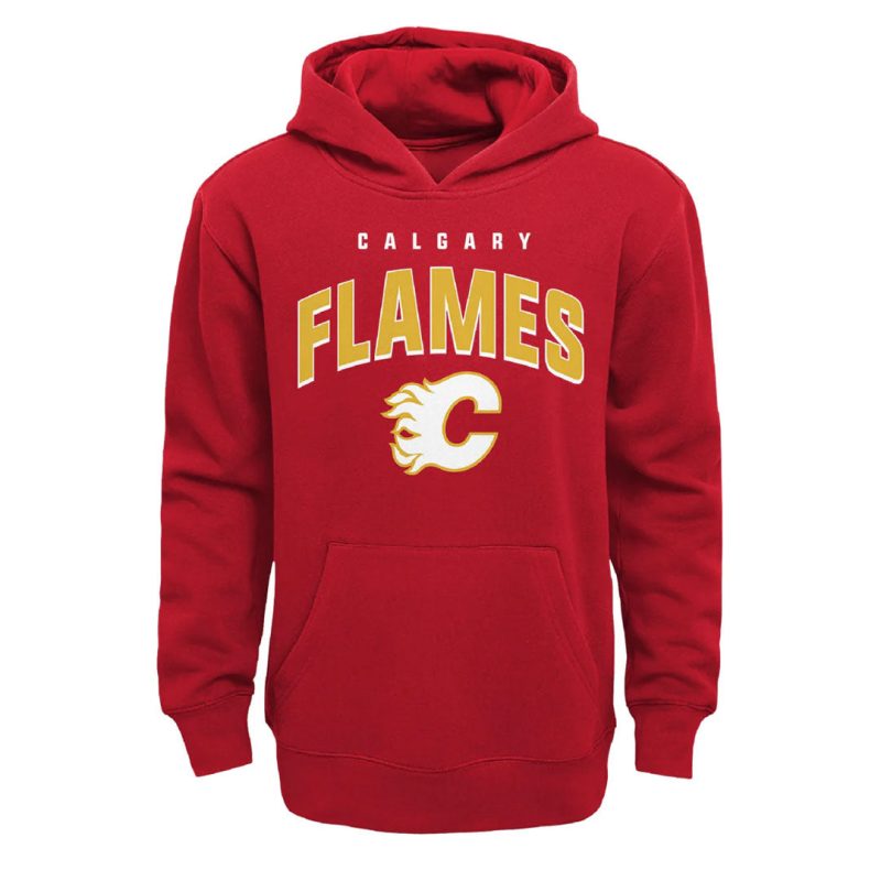 NHL Kids Junior Calgary Flames Stadium Classic Pullover Hoodie HK5B7FGT2 FLM 01