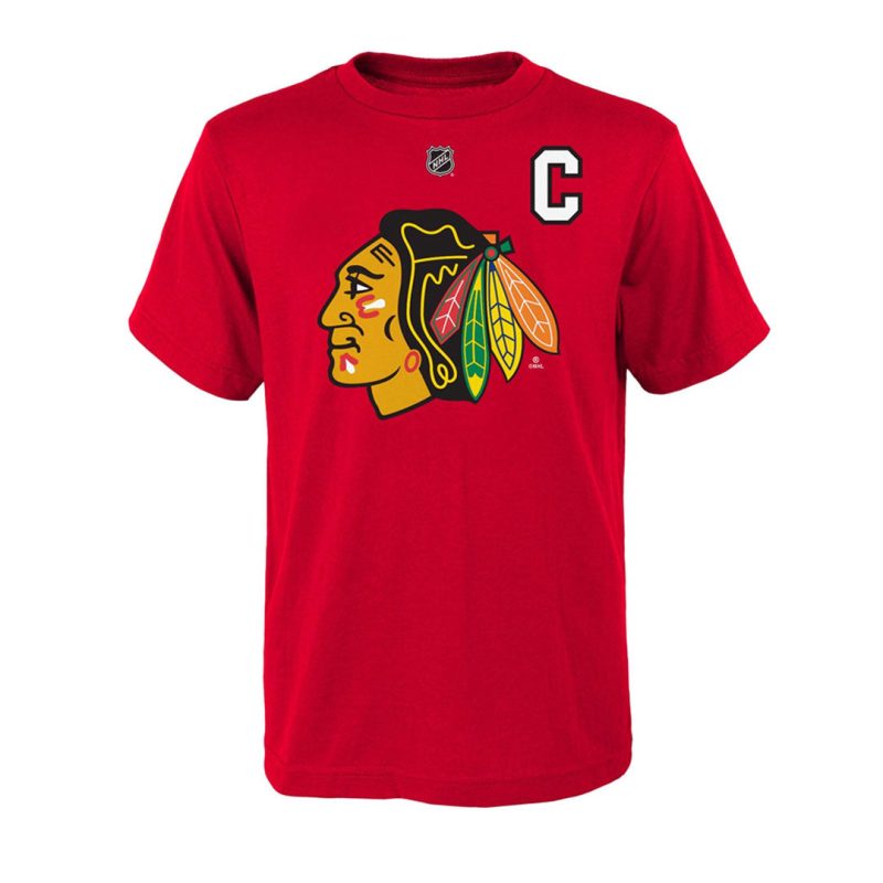 NHL Kids Junior Chicago Blackhawks Jonathan Toews T Shirt HK5B7BBK9H01 BLAJT 01