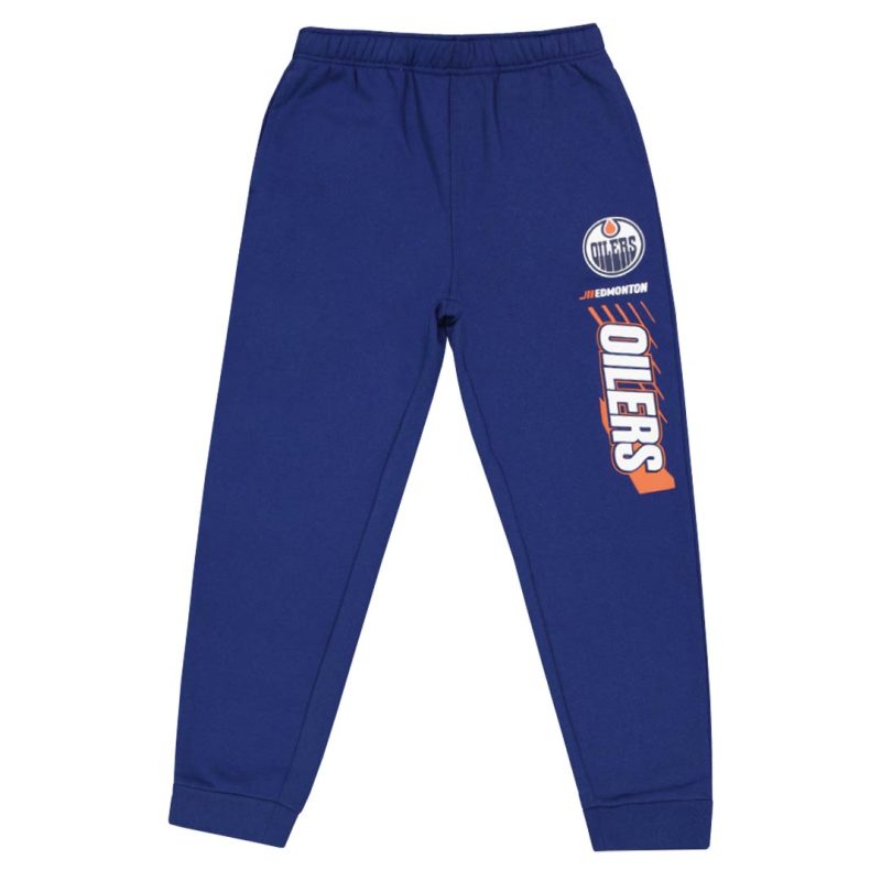 NHL Kids Junior Edmonton Oilers Power Move Fleece Pant HK5B7FFEC OIL