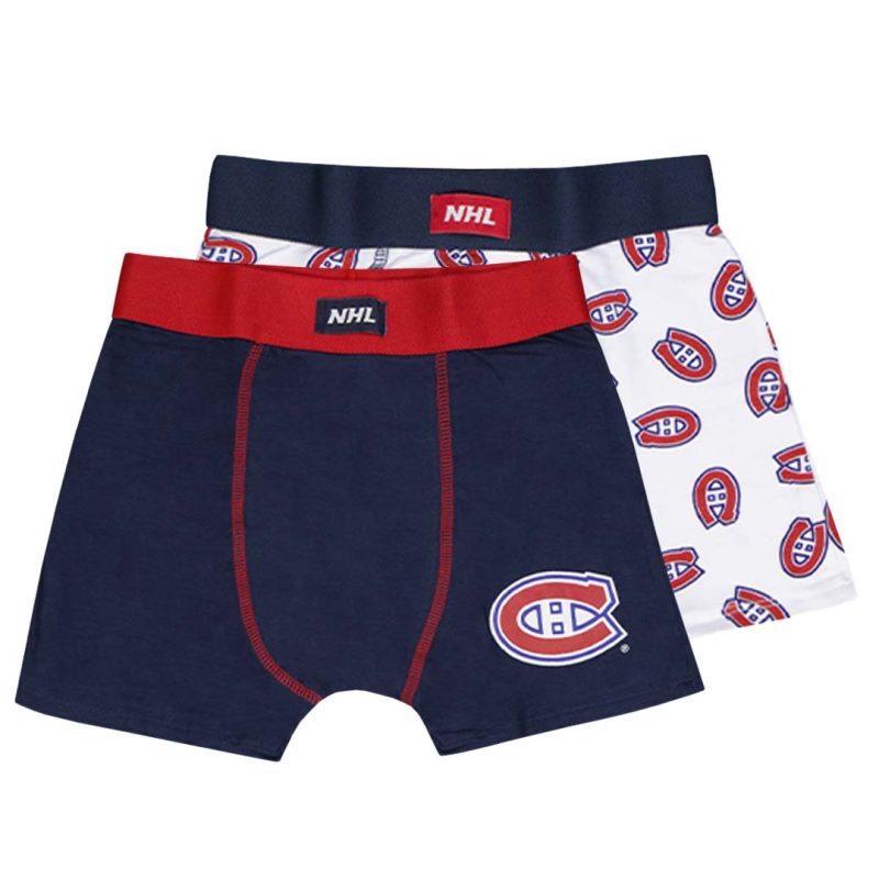 NHL Kids Junior Montreal Canadiens 2 Pack Boxer Brief HK5BAHCVC CND