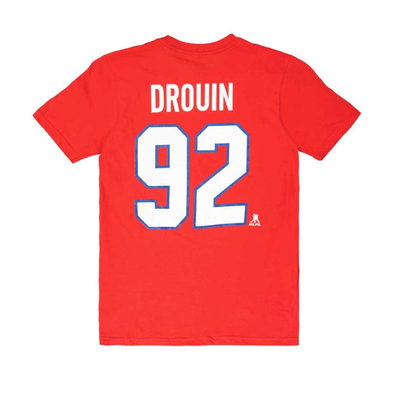 NHL Kids Junior Montreal Canadiens Drouin Tee HK5B7HAABH01 CNDJD REDNVY 02