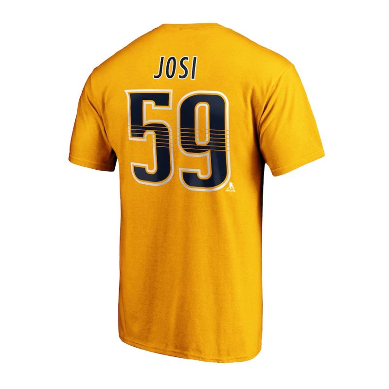 NHL Kids Junior Nashville Predators Roman Josi Captain Flat Short Sleeve T Shirt HK5B7BBK9H01 PREOJ 02