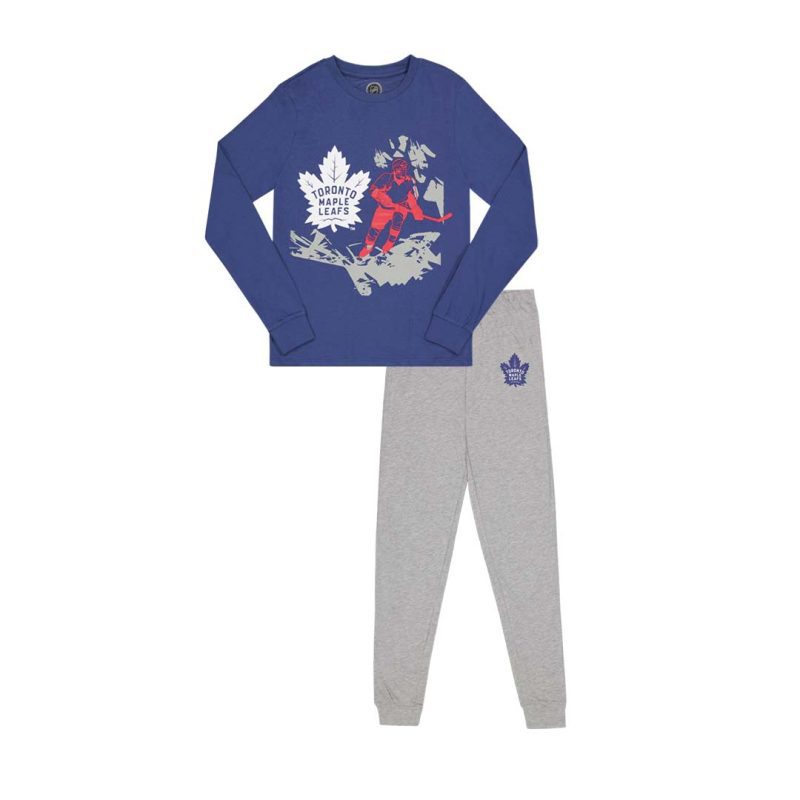 NHL Kids Junior Toronto Maple Leafs 2 Piece PJ Set HK5BYHA7Z MAP 1