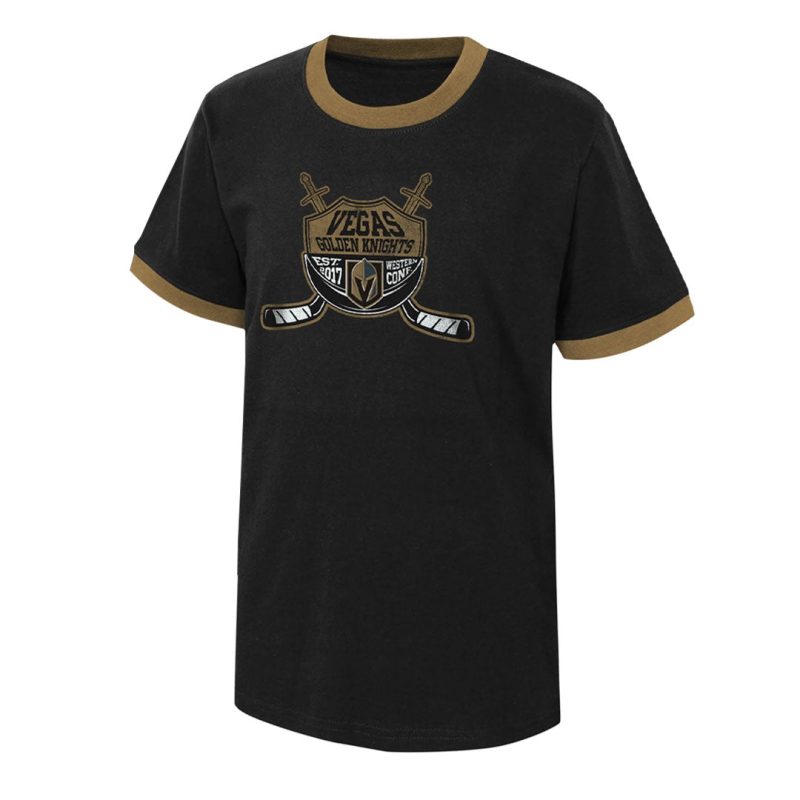 NHL Kids Junior Vegas Golden Knights Ice City T Shirt HK5B7HDLK LGK 01