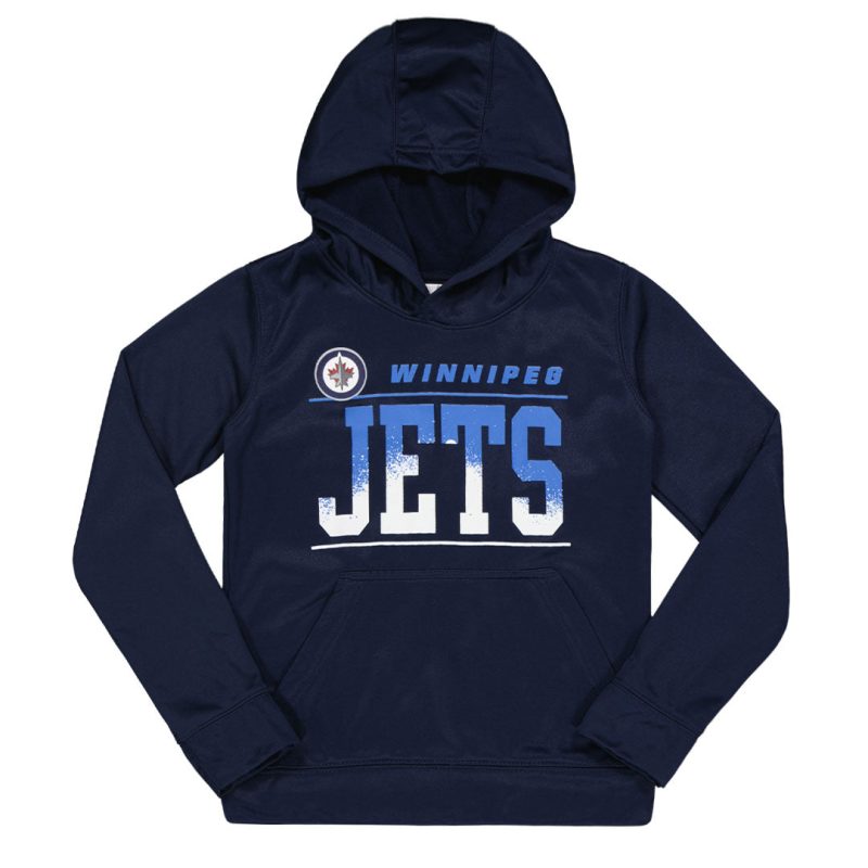 NHL Kids Junior Winnipeg Jets Performance Fleece Hoodie HK5B7FFTU WNP 01