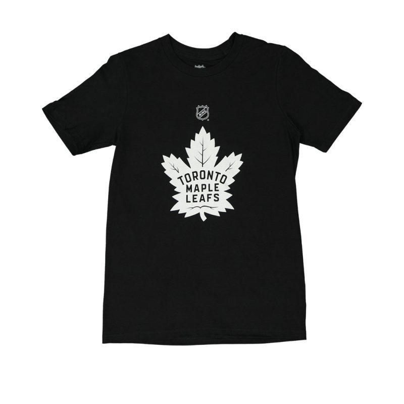 NHL Kids Juniors Leafs 3rd Jersey Logo Tee HK5B7HA6GH01 MAP BLKWHT 01