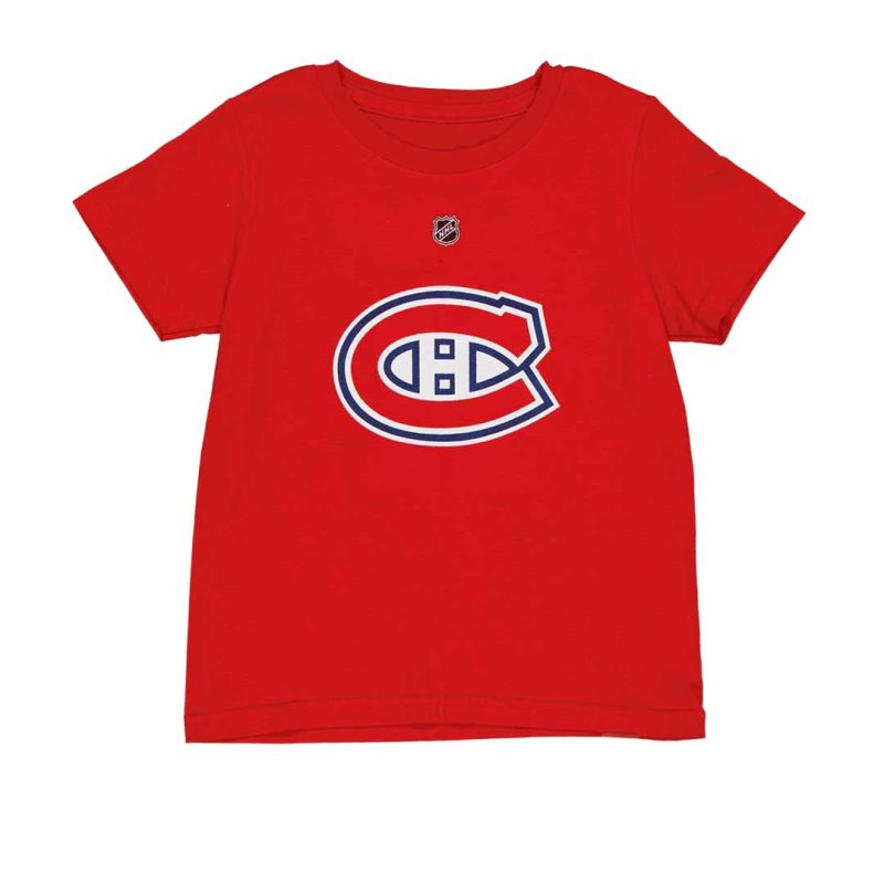 NHL Kids Toddler Montreal Canadiens Gallagher Player Flat Short Sleeve T Shirt HK5T1HAABH01 CNDBG image01