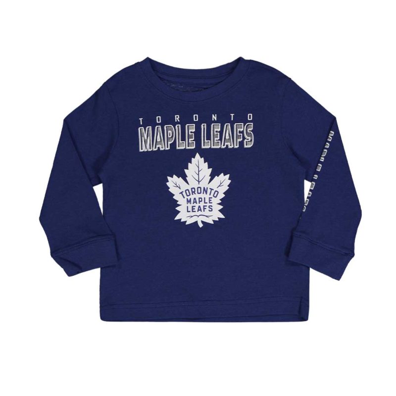 NHL Kids Toddler Toronto Maple Leafs Long Sleeve Tee HK5I2HC9P MAP 01