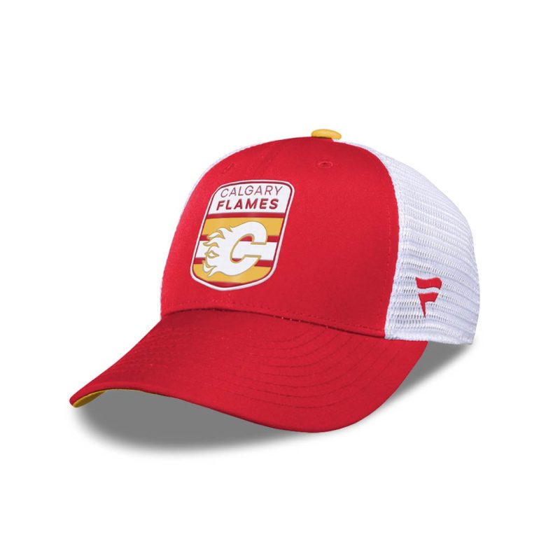 NHL Kids Youth Calgary Flames Draft Trucker Hat HF5BOFGSV FLM 3