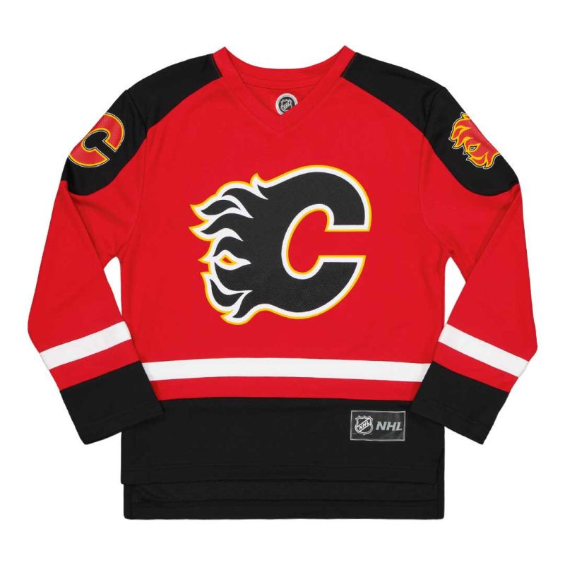 NHL Kids Youth Calgary Flames Gaudreau Jersey HK5BSHBPD 01