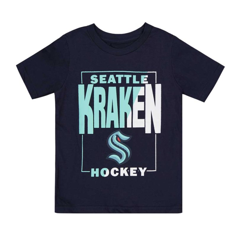 NHL Kids SeattleKrakenCoinTossShortSleeveT Shirt HK5B3FFTSSHC 1