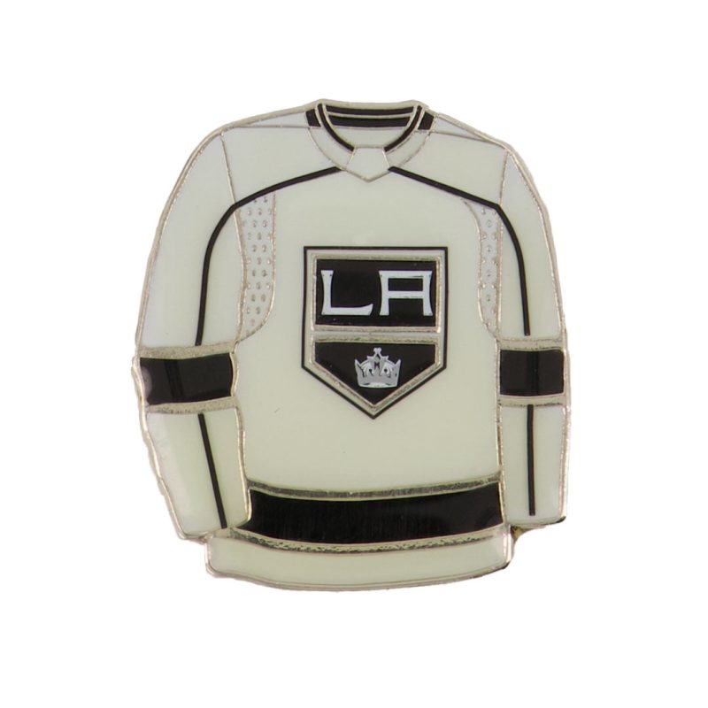 NHL LosAngelesKingsJerseyPin White KINJPW 01