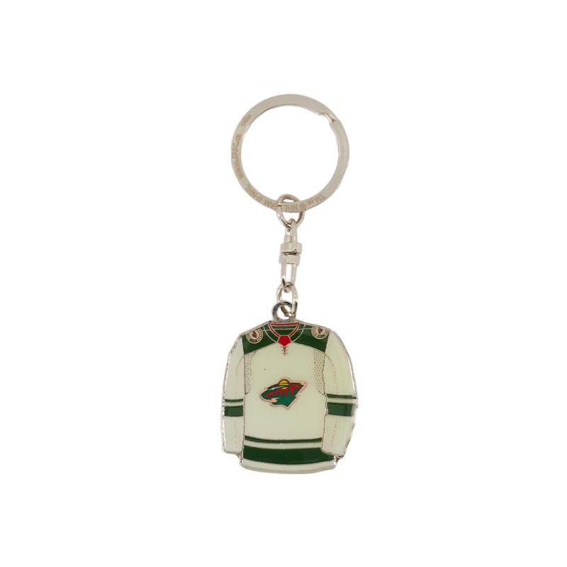 NHL MinnesotaWildJerseyKeyring WILJKR 02