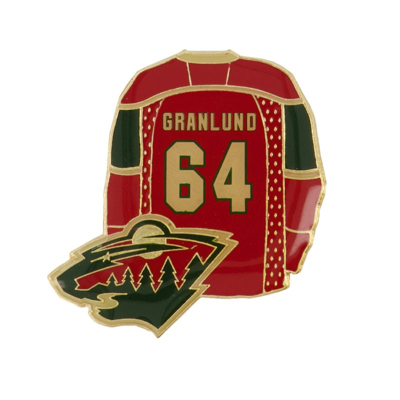 NHL MinnesotaWildJerseyPin Granlund WILJEA64 01