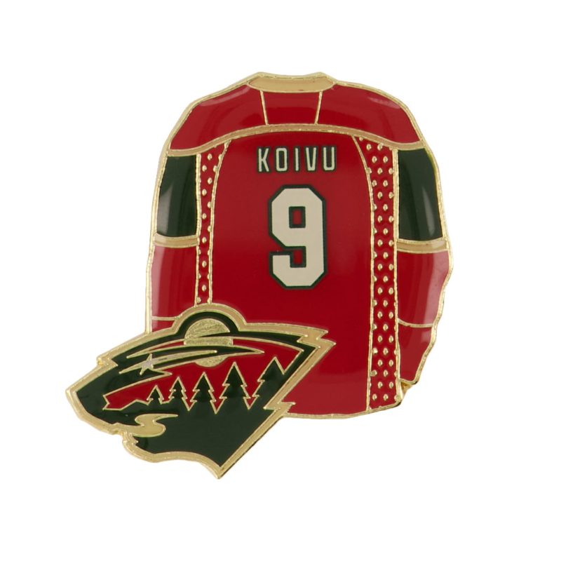 NHL MinnesotaWildJerseyPin Koivu WILJEA09 01