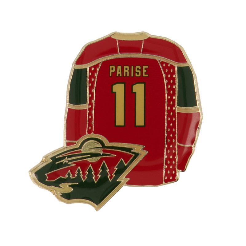 NHL MinnesotaWildJerseyPin Parise WILJEA11 01