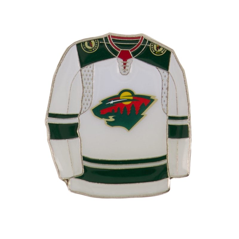 NHL MinnesotaWildJerseyPin White WILJPW 01