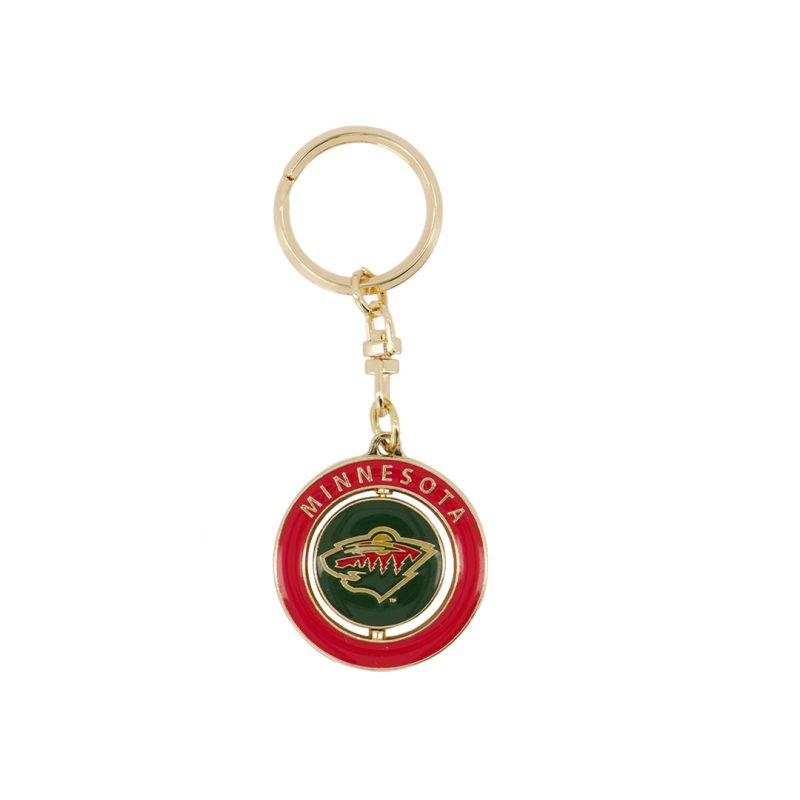 NHL MinnesotaWildSpinnerKeychain WILSPI 01