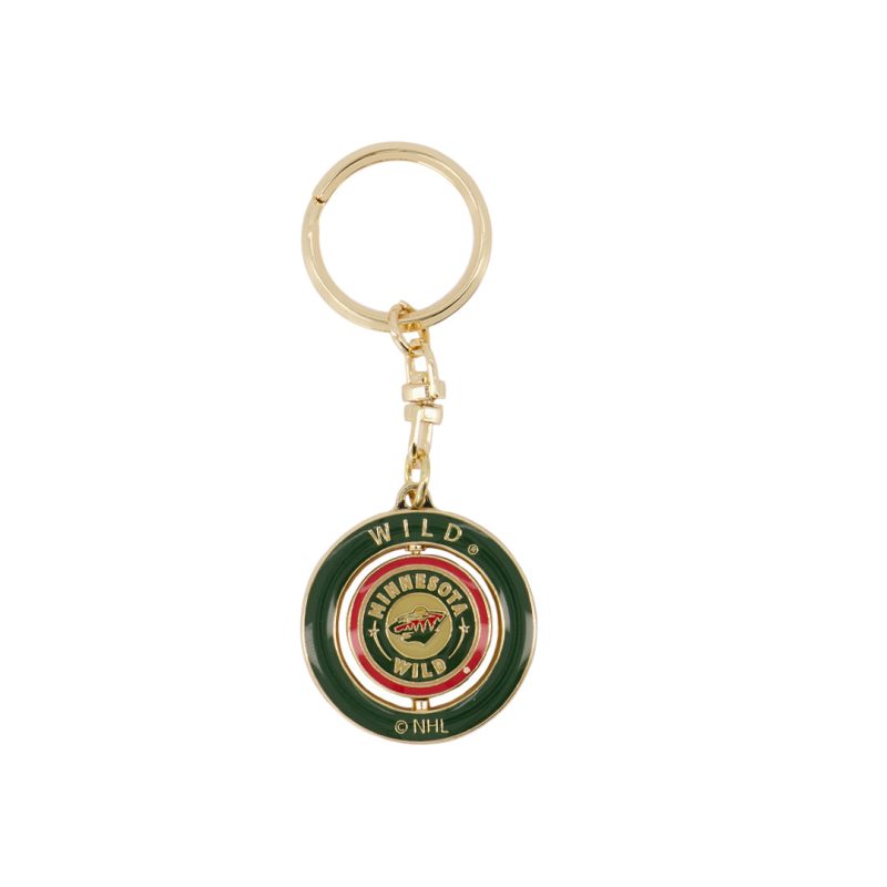 NHL MinnesotaWildSpinnerKeychain WILSPI 02