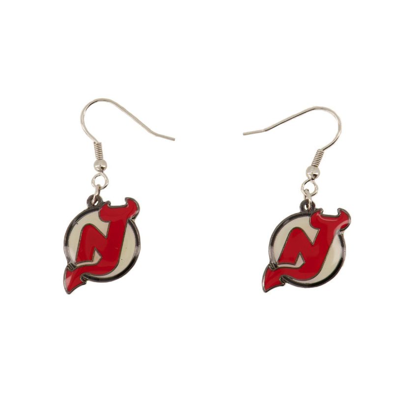 NHL NewJerseyDevilsEarrings NecklaceCombo DEVEARNEC 01 01c6198d f758 43ad 892a 030e389faedf