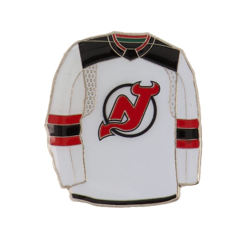 NHL NewJerseyDevilsJerseyPin White DEVJEH 01