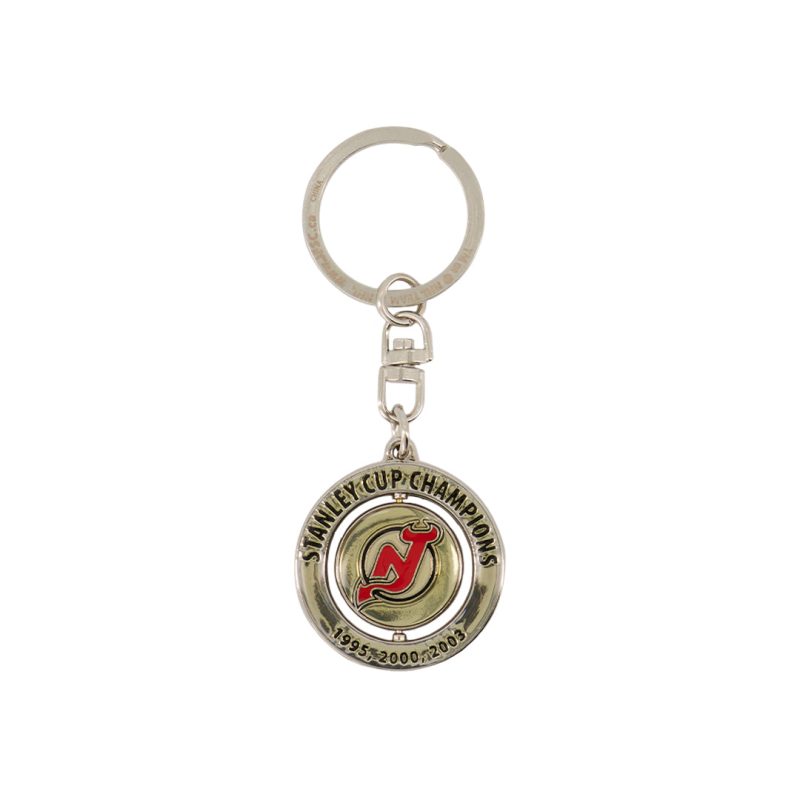 NHL NewJerseyDevilsStanleyCupSpinnerKeychain DEVSPICUP 01