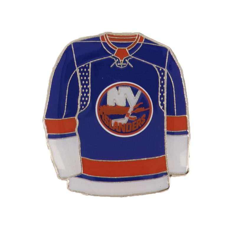 NHL NewYorkIslandersJerseyPin Dark ISLJPD 01