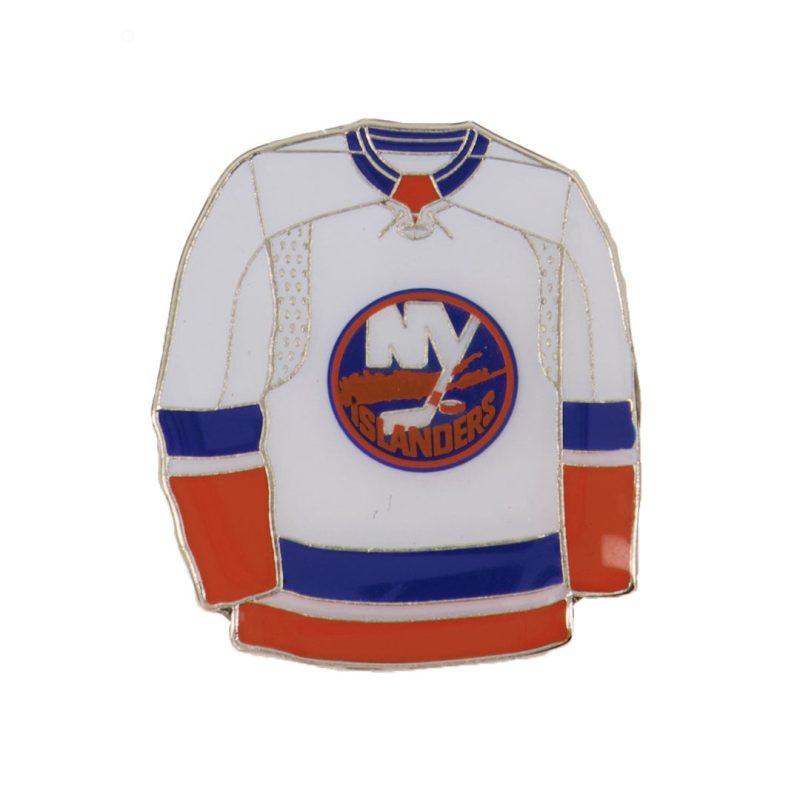 NHL NewYorkIslandersJerseyPin White ISLJPW 01