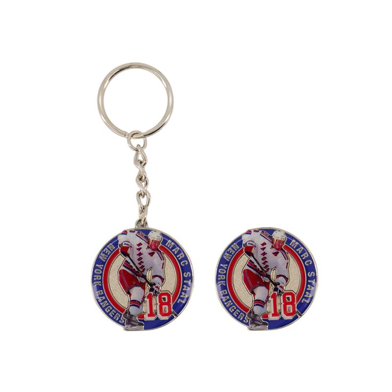 NHL NewYorkRangersMarcStaalKeychain MagnetCombo RANNHLPAKCMAG18 01