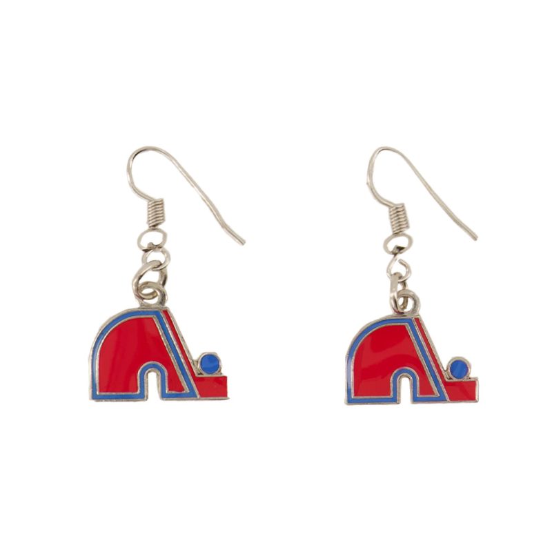 NHL QuebecNordiquesEarrings NOREAR 01