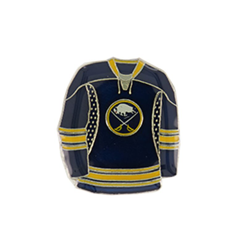 NHL Sabres Jersey Pin Dark Sticky SABJEAS 01