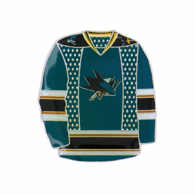 NHL San Jose Sharks Jersey Pin Dots SHAJPD2 1