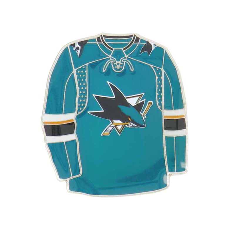 NHL San Jose Sharks Jersey Pin Half Dots SHAJPD3 01