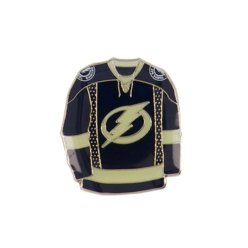 NHL TampaBayLightningJerseyPin Dark LIGJPD 01