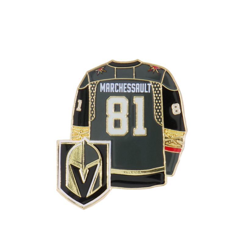 NHL Vegas Golden Knights Jersey Pin Marchessault KNIJPD81 01