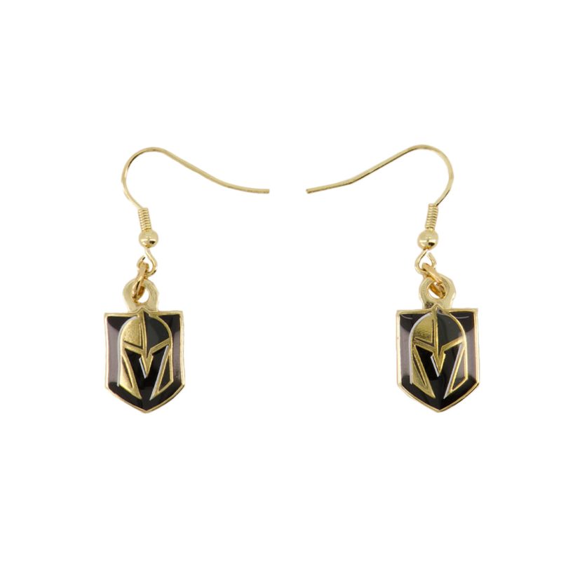 NHL VegasGoldenKnightsEarrings KNIEAR 01