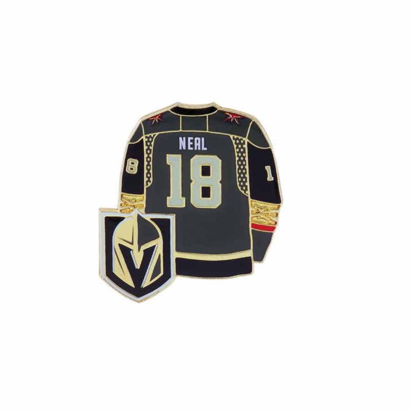 NHL VegasGoldenKnightsJerseyPin Neal KNIJPD18 1