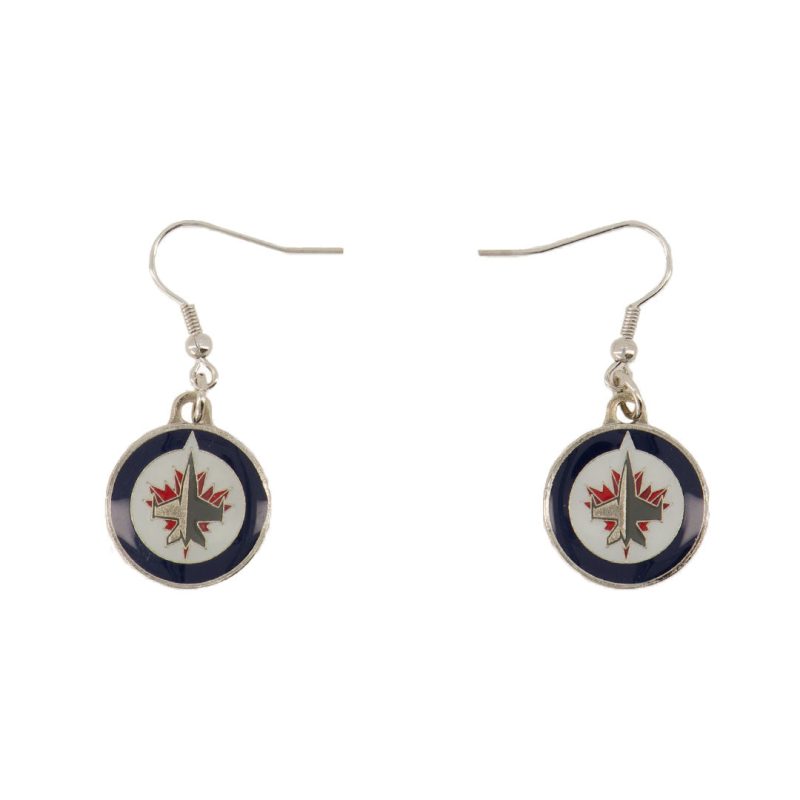 NHL WinnipegJetsEarrings JTSEAR 01