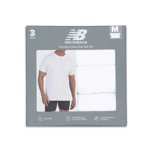 New Balance Men s 3 Pack Cotton T Shirt NB 3026 3 103N 3